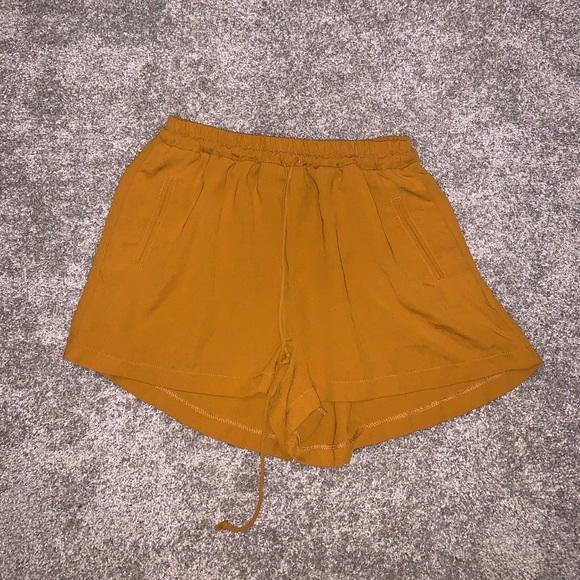 dark yellow shorts